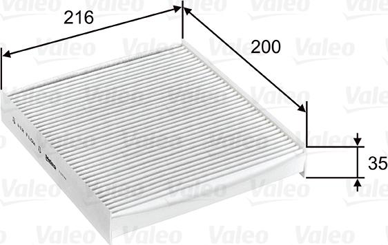 Valeo 715746 - Filtre, air de l'habitacle cwaw.fr