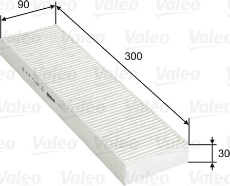 Valeo 715754 - Filtre, air de l'habitacle cwaw.fr