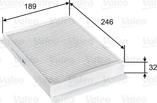 Valeo 715751 - Filtre, air de l'habitacle cwaw.fr