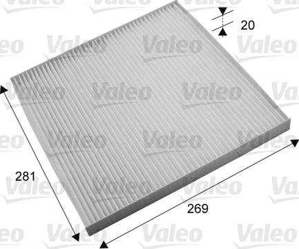 Valeo 715703 - Filtre, air de l'habitacle cwaw.fr