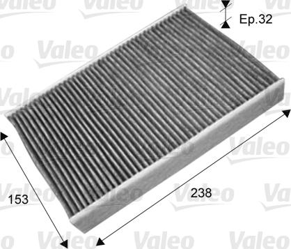 Valeo 715722 - Filtre, air de l'habitacle cwaw.fr