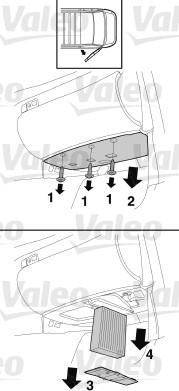 Valeo 716044 - Filtre, air de l'habitacle cwaw.fr