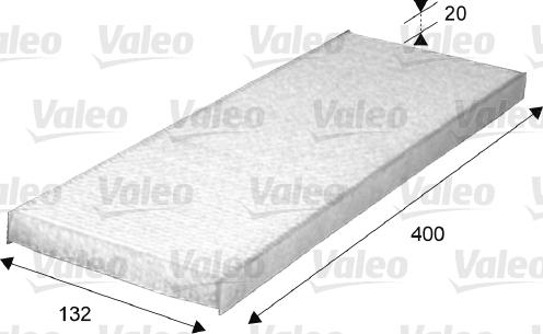 Valeo 716048 - Filtre, air de l'habitacle cwaw.fr