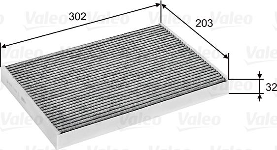 Valeo 716069 - Filtre, air de l'habitacle cwaw.fr