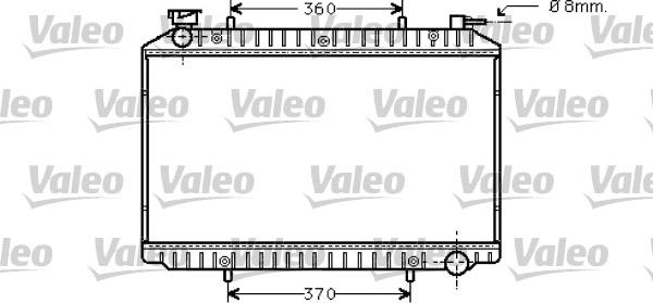 Valeo 734446 - Radiateur, refroidissement du moteur cwaw.fr