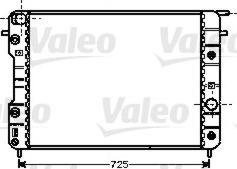 Valeo 734504 - Radiateur, refroidissement du moteur cwaw.fr