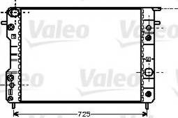 Valeo 734503 - Radiateur, refroidissement du moteur cwaw.fr