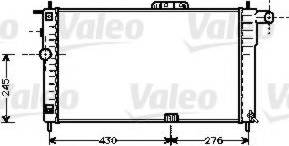 Valeo 734507 - Radiateur, refroidissement du moteur cwaw.fr