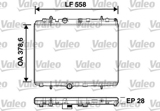 Valeo 734398 - Radiateur, refroidissement du moteur cwaw.fr