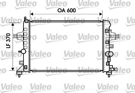 Valeo 734382 - Radiateur, refroidissement du moteur cwaw.fr