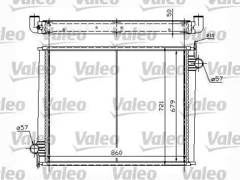 Valeo 734294 - Radiateur, refroidissement du moteur cwaw.fr