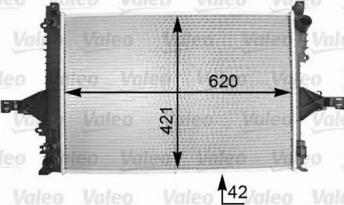 Valeo 735490 - Radiateur, refroidissement du moteur cwaw.fr