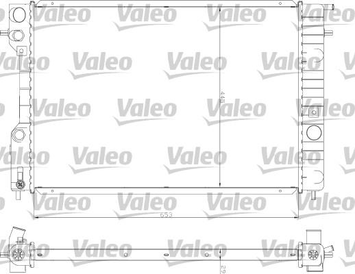 Valeo 735065 - Radiateur, refroidissement du moteur cwaw.fr