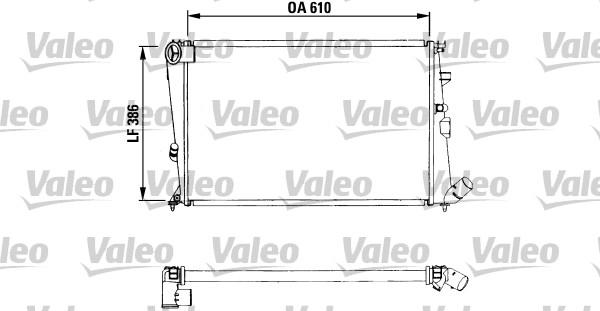 Valeo 730959 - Radiateur, refroidissement du moteur cwaw.fr