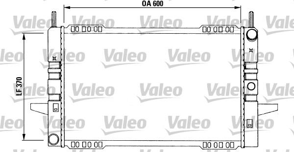 Valeo 730968 - Radiateur, refroidissement du moteur cwaw.fr