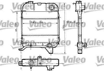 Valeo 730008 - Radiateur, refroidissement du moteur cwaw.fr