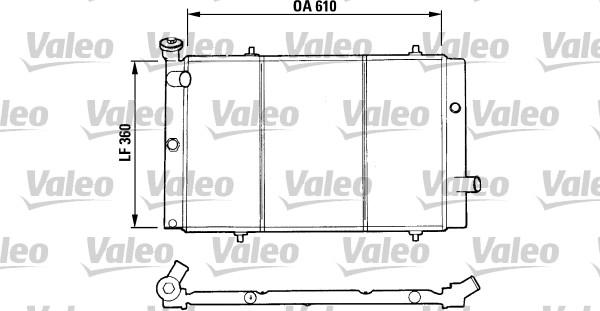 Valeo 730015 - Radiateur, refroidissement du moteur cwaw.fr