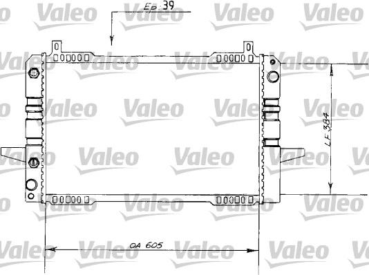 Valeo 730113 - Radiateur, refroidissement du moteur cwaw.fr