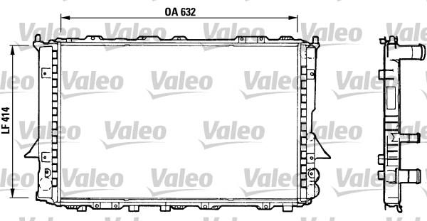 Valeo 730361 - Radiateur, refroidissement du moteur cwaw.fr