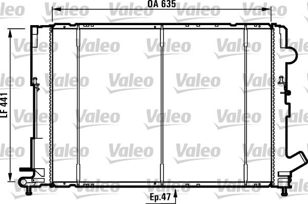 Valeo 731161 - Radiateur, refroidissement du moteur cwaw.fr