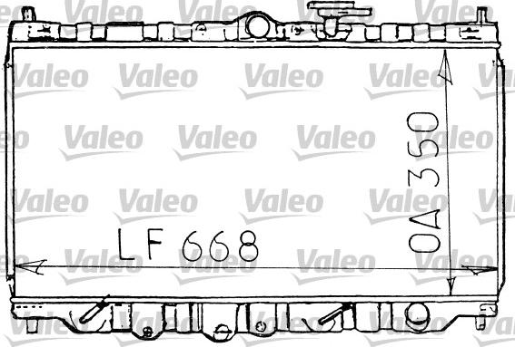 Valeo 731101 - Radiateur, refroidissement du moteur cwaw.fr