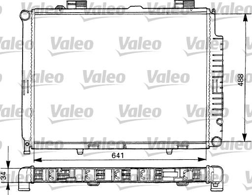 Valeo 731293 - Radiateur, refroidissement du moteur cwaw.fr