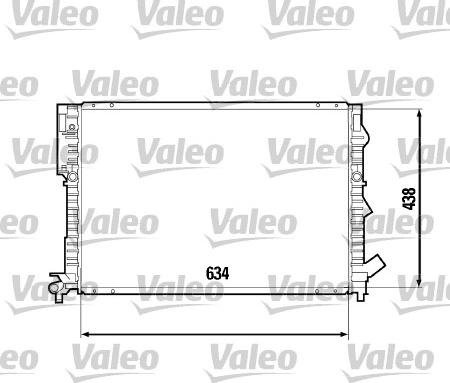 Valeo 731737 - Radiateur, refroidissement du moteur cwaw.fr