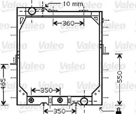 Valeo 733424 - Radiateur, refroidissement du moteur cwaw.fr