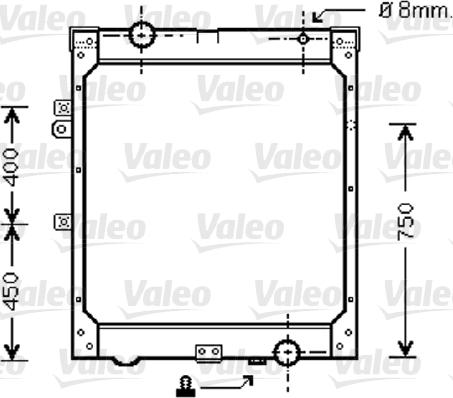 Valeo 733427 - Radiateur, refroidissement du moteur cwaw.fr