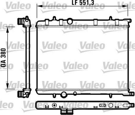 Valeo 732908 - Radiateur, refroidissement du moteur cwaw.fr