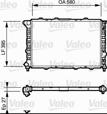 Valeo 732013 - Radiateur, refroidissement du moteur cwaw.fr