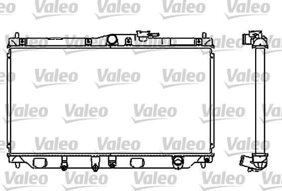 Valeo 732323 - Radiateur, refroidissement du moteur cwaw.fr