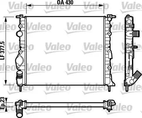 Ava Quality Cooling RT 2197 - Radiateur, refroidissement du moteur cwaw.fr