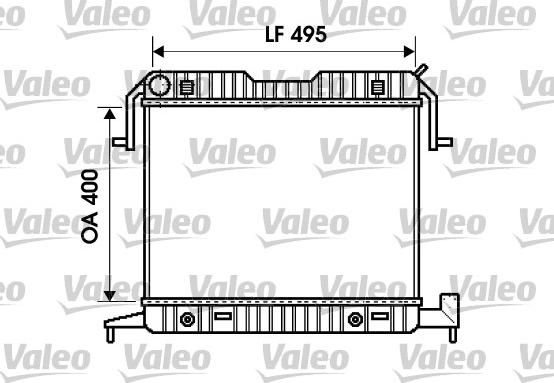 Valeo 732703 - Radiateur, refroidissement du moteur cwaw.fr