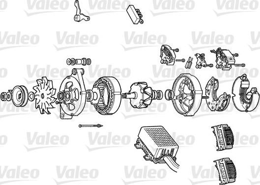 Valeo A14N96 - Alternateur cwaw.fr