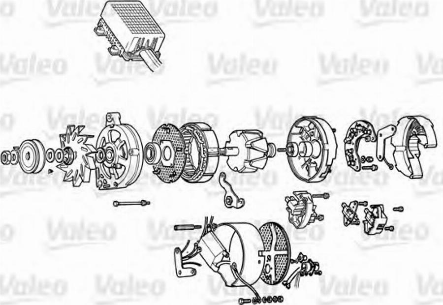 Valeo A14R45 - Alternateur cwaw.fr