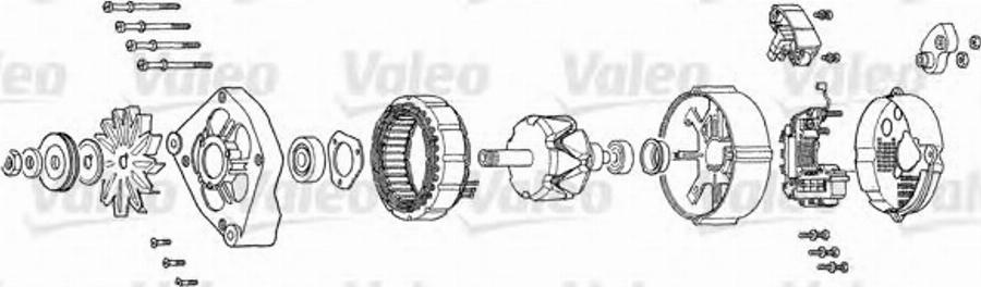 Valeo A14V07 - Alternateur cwaw.fr