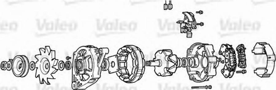 Valeo A11R4 - Régulateur d'alternateur cwaw.fr