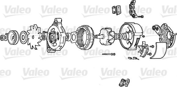 Valeo A13M17 - Alternateur cwaw.fr