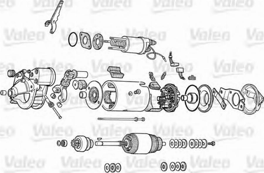 Valeo D 10 E 88 - Démarreur cwaw.fr