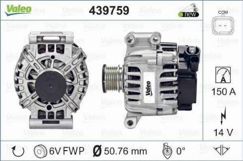 Valeo FG15T044 - Alternateur cwaw.fr