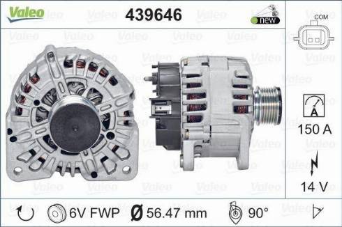 Valeo TG15C146 - Alternateur cwaw.fr