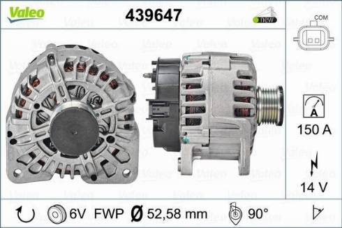 Valeo TG15C128 - Alternateur cwaw.fr