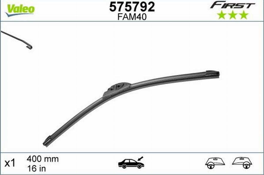 Valeo VFAM40 - Balai d'essuie-glace cwaw.fr