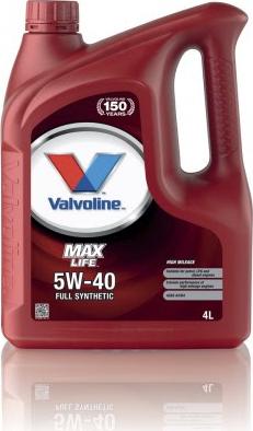 Valvoline ML5W40 - Huile moteur cwaw.fr