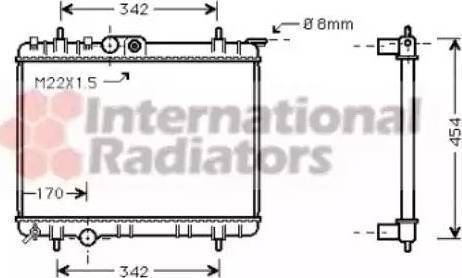 Ava Quality Cooling PEA2189 - Radiateur, refroidissement du moteur cwaw.fr