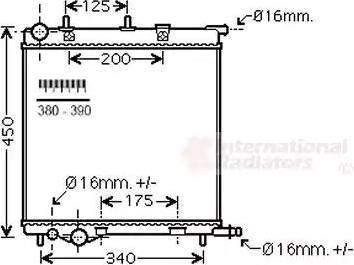 FPS 20 A74 - Radiateur, refroidissement du moteur cwaw.fr