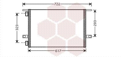 Van Wezel 43005304 - Condensateur, climatisation cwaw.fr