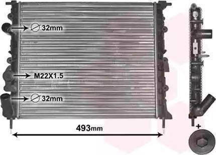 TEMPEST TP.15.63.9371 - Radiateur, refroidissement du moteur cwaw.fr