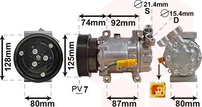 Van Wezel 4300K452 - Compresseur, climatisation cwaw.fr